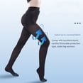 thumbnail image 3 of Maytalsory Bas de Compression Réchauffants Extensibles et Élastiques Larges pour Occasions Applicables Collants de Compression Noir TG, 3 of 6