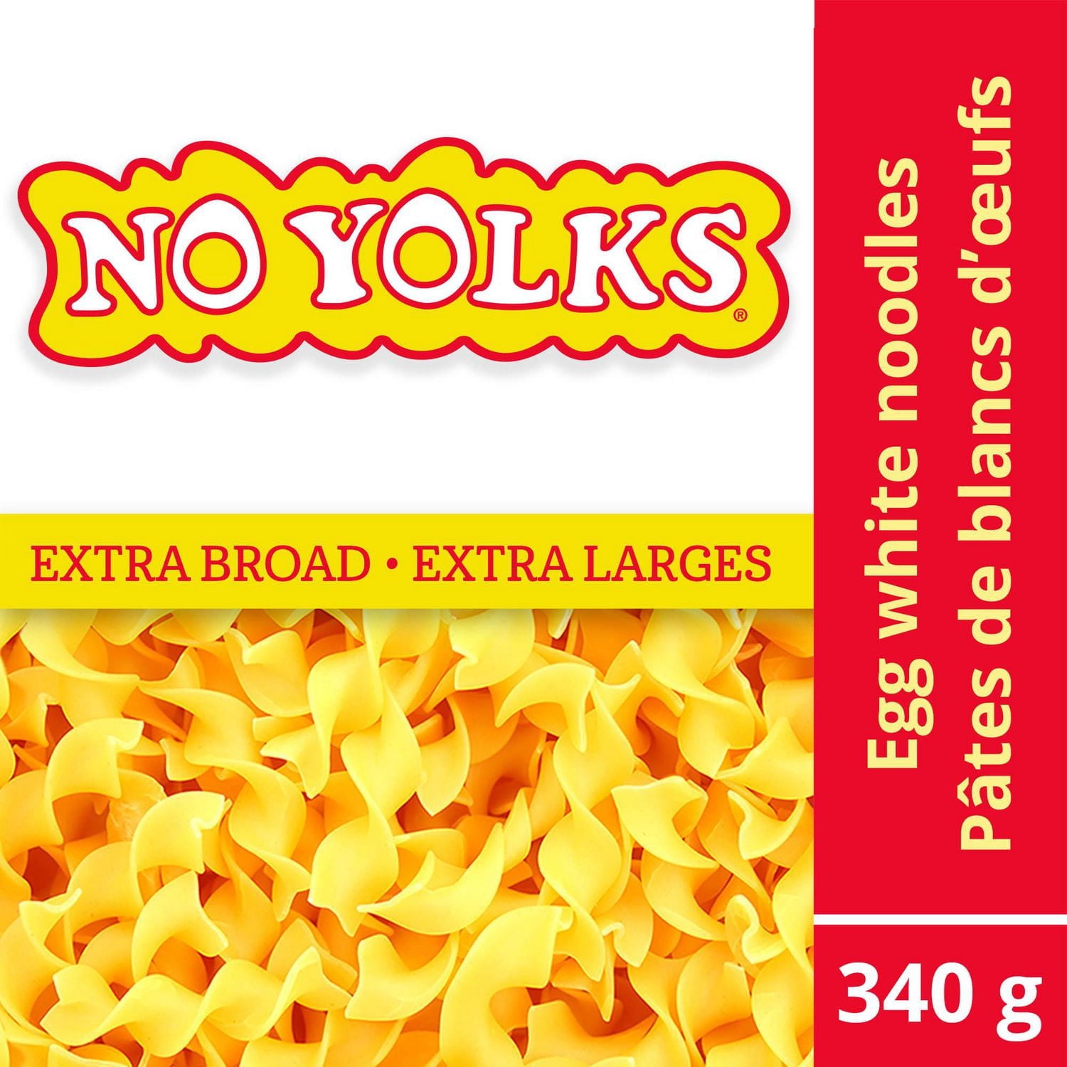 No Yolks Extra Broad Egg White Noodles Pasta