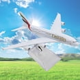 thumbnail image 2 of Modèle d'Avion en Alliage Métallique de 16 cm A380 EMIRATES AIRLINES, Modèle d'Aéronef, Jouet Avion N8O3, 2 of 8