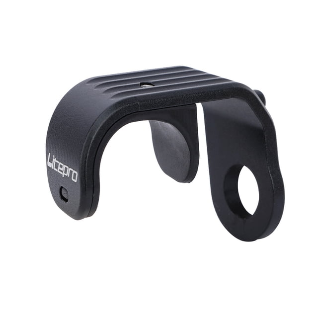 QualitChoice Patère de Fourche avant LP Type E Pliable Vélo Alliage d'Aluminium Boucle Fixe Crochet Modification de Cyclisme Pièces de Rechange Noir 1 Ensemble