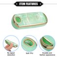 thumbnail image 4 of Unique Bargains 3 Button Key Fob Cover for Mazda CX-3 CX-4 TPU Green Remote Keyless Smart Key Fob Case Protection Shell, 4 of 7