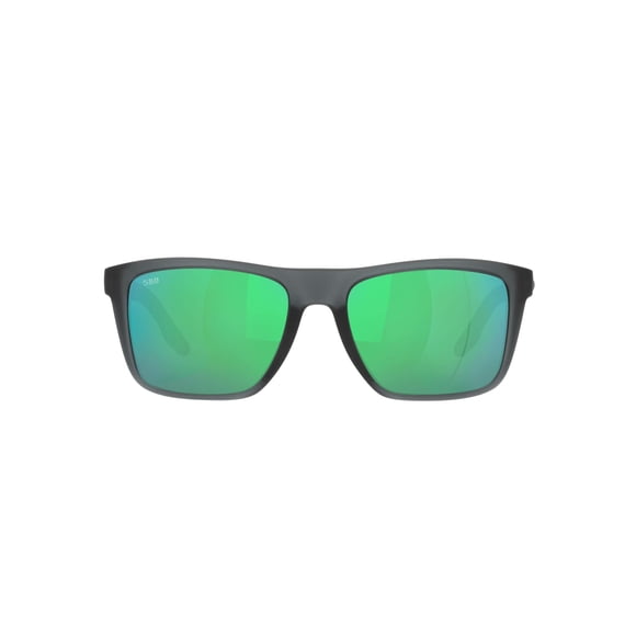 Costa Del Mar Man Sunglasses Gray Crystal Frame, Green Mirror Lenses, 55MM