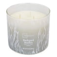 thumbnail image 4 of Mainstays 3-Wick Textured Wrapped Backyard Bonfire Scented Candle, 14 oz, 4 of 6