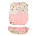 thumbnail image 3 of Housse Extensible en Spandex pour Chaise de Bureau d'Ordinateur Housse Extensible Rose-Pêche Fleur, 3 of 5