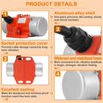 thumbnail image 5 of 100W Concrete Vibrating Motor,Single Phase AC 110V 3600RPM Concrete Motor with Speed Controller,for Shaker Table US Plug,1 * vibrating plug, 5 of 5