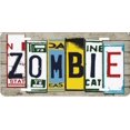 thumbnail image 2 of Plaque d'Immatriculation en Métal Style Zombie Cut, 2 of 2