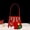B, variant on EGNMCR Closet Organizers and Storage, Storage Trunks & Bag Christmas Reticle Bag Hanging Decoration Cute Storage Bag Candy Filler Gift For Family Kids Xmas Tree Santa Velvet pile
