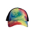 thumbnail image 2 of Top Headwear Men's Sublimated Mesh Trucker Hat Baseball Cap, Rainbow, 2 of 2