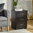 thumbnail image 2 of HOMCOM Bedside Table, Night Stand with 3 Drawer for Bedroom, 2 of 10