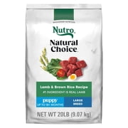 Nutro Natural Choice Large Breed Puppy Lamb & Brown Rice Recipe Dry Dog Food 9.07kg