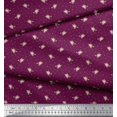 thumbnail image 2 of Toile de Coton Cambric Feuilles & Rose Imprimé Floral 1 Yard 42 Inch Wide, 2 of 3