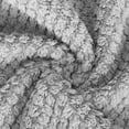 thumbnail image 2 of ShomPort Men's Fleece Pajamas Long Sleeve Open Front Textured Bathrobes Solid Color Fall Winter Warm Casual Robes with Pockets, 2 of 4