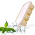 thumbnail image 2 of Silicone Ice Cube Tray with Lid Lce Trays Silicone Ice Tray with Spill-Resistant Removable Lid Stackable & Easy-Release Ice Trays 8 Ice Trays Suitable for Cocktail Whiskey Chocolate, 2 of 5