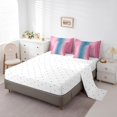 thumbnail image 3 of YST Ombre Geometric Abstract Comforter Set, Modern Wave Dots, 7-Piece, Queen, 3 of 4