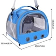 thumbnail image 4 of TopLLC Kitchen Organization Bird Travel Carrier Parrot Excursion Bag Bird Travel Cage Portable Breathable Shoulder Bag Foldable Bird Excursion Bag For Small Parrots Hamsters hamster wrap, 4 of 4