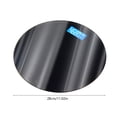 thumbnail image 3 of Glass Body Bathroom Scale | Digital Weight Scale with Temperature Measurement & USB Charging | Supports up to 180kg/400lb for Home Use | Accurate Body Weight & Room Temp Monitor, 3 of 6