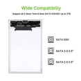 thumbnail image 4 of Lttoisl Agiufgs 2.5-Inch SATA HDD SSD Enclosure, USB 3.0 External Hard Drive Case with UASP, High-Speed 5Gbps Data Transfer, Plug-and-Play for Data Backup, Micro USB 3.0, 4 of 8