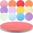 thumbnail image 1 of 200 Pcs Feuilles de Papier Décoratives Pliantes Papier Rond Coloré Matériel Bricolage Feuilles de Papier pour Étudiants, 1 of 8