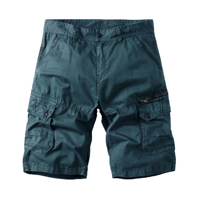 Men's Workout Cargo Shorts Lightweight Hiking Flat Front Shorts Tactical Work Shorts with Multi Pockets