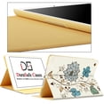 thumbnail image 4 of iPad PRO 2016 [ PRO 9.7 Inch ] A1673 A1674 MLMP2LL/A MM172LL/A MLMN2LL/A MLMW2LL/A MLMX2LL/A MM192LL/A MLMV2LL/A Ultra Slim Printed Smart PU Leather Flip Folio Book Cover - Watercolor Flowers, 4 of 7