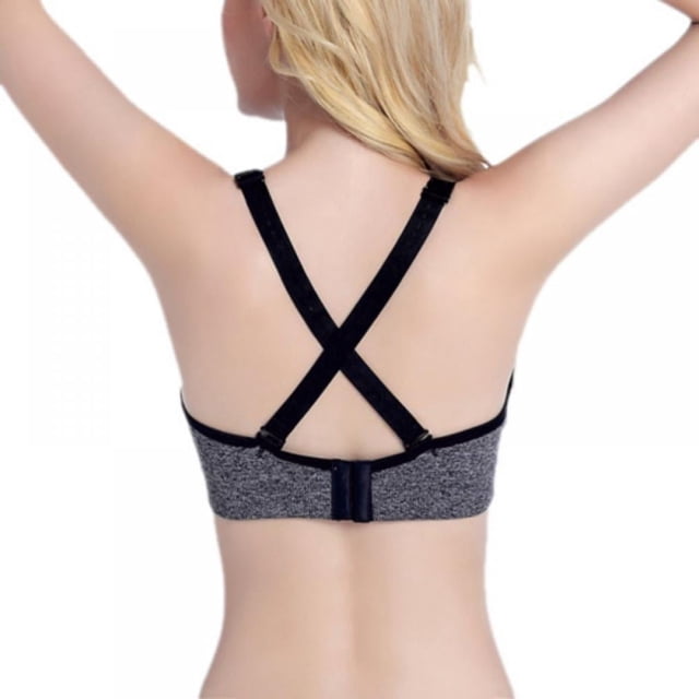 Full Bust Seamless Full coverage Nursing Maternity Bras Bralette S-XXL adjustable shoulder strap Gray L