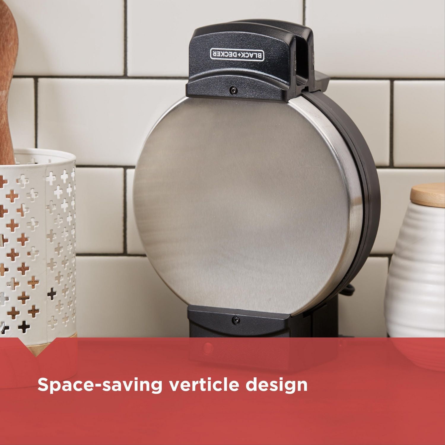 BLACK + DECKER gaufrier belge avec plaques antiadhésives