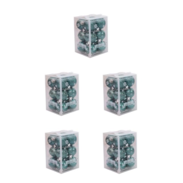 Decodeary 12pack/lot Wedding New Year Navidad Pendant Ball Enought Quantity For Magical Olive green 5Set