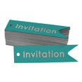 thumbnail image 1 of Inkdotpot Étiquette de Bouteille d'Invitation en Feuille d'Or Rose Véritable Lot de 100, 1 of 1