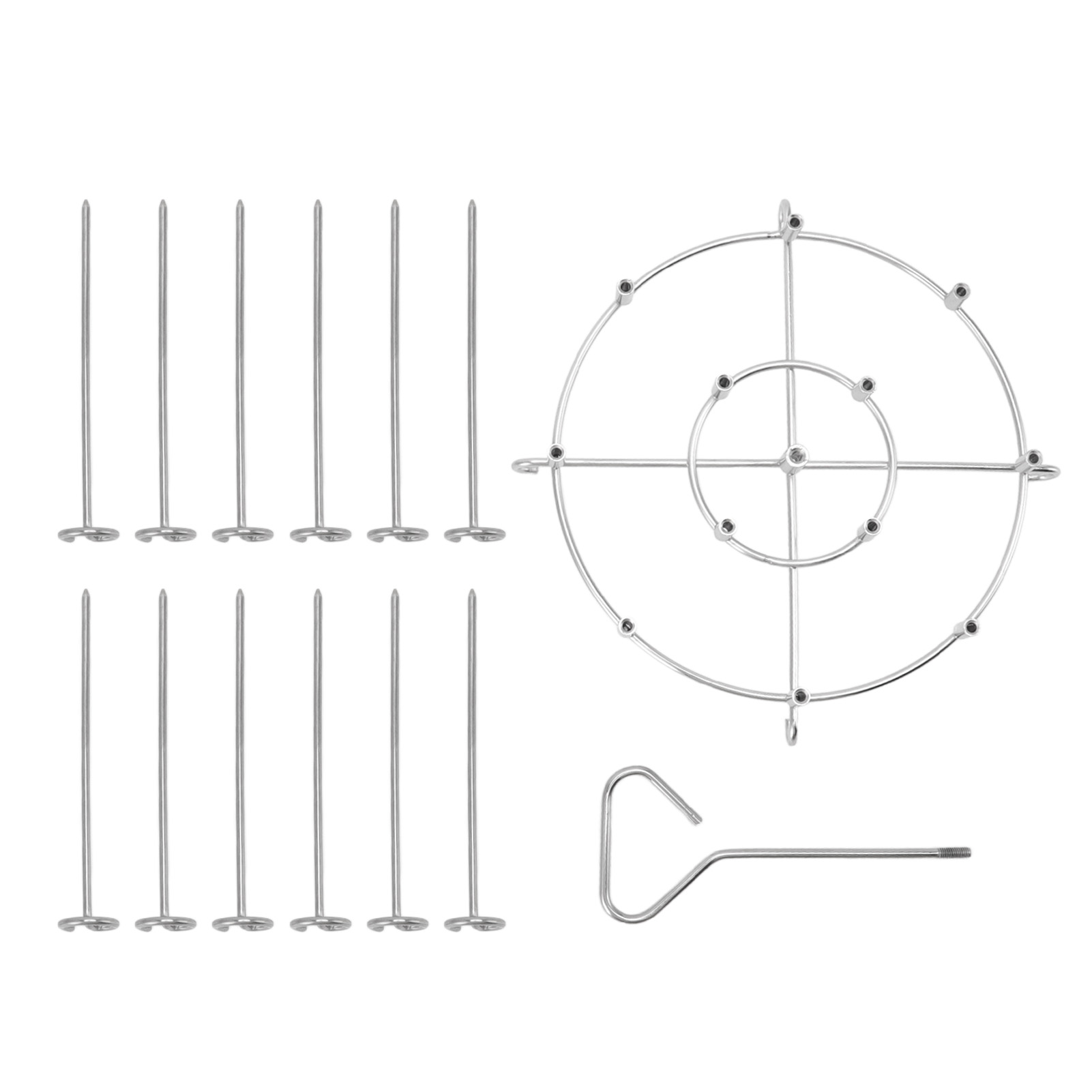 Fryer Vertical Skewers Stand, Barbecue Vertical Skewers For Home