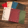 thumbnail image 1 of 3Pcs Kraft Paper Envelopes with Clear Stripe Line Smooth Reliable Writing Vintage Style Invitations Elegant Wedding Stationery Set, 1 of 7