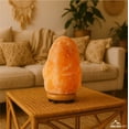thumbnail image 2 of Himalayan Shop Natural Pink Real Rock Salt Lamp, Small, 4-5.5 lbs, 2 of 5