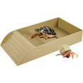 thumbnail image 2 of LNGOOR Tortoise Food Dish Reptile Water Food Bowls with Anti-Slip Ramp Reptile Water Dish Reusable Turtle Reptile Pool Tortoise Habitat Accessories for Turtles Horned Frogs and Lizards 36, 2 of 8