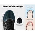 thumbnail image 3 of FitVille Men's Wide Walking Shoes For Flat Foot Plantar Fasciitis Heel Pain Relief, 3 of 6
