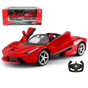 VOLTZ Jouets sous Licence Ferrari LaFerrari Aperta Voiture RC Échelle 1:14 Voiture Télécommandée avec Portes Ouvrantes, Fonction Drift, 2,4 GHz, Lumières LED, Jouet pour Enfants et Adultes
