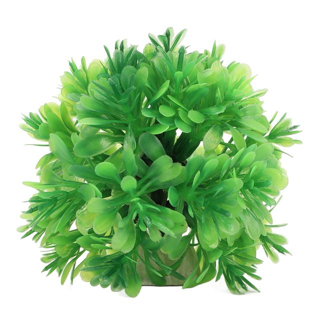 Fish Artificial Grass Ball, Compact Easy To Clean Fish Plastic Grass Ball Bright Color Decoration Colorfast For Landscaping For Aquarium Green,Yellow,Pink