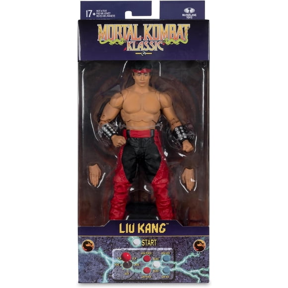 Mortal Kombat Vague Classique 1 Liu Kang Figurine Articulée 7 Pouces