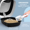 thumbnail image 4 of PawHut Cat Litter Box with Lid, Covered Litter Box w/ High Sides, Black, 4 of 10