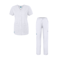thumbnail image 1 of Adar Universal Women's Scrub Set ? Snap Front Scrub Top and Multi Pocket Scrub Pants, 1 of 7