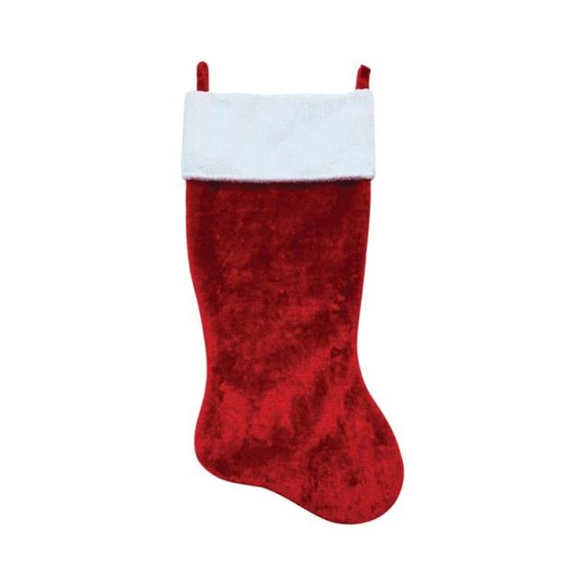 Dyno 0102022ZSA 35 Po. Bas de Noël en Peluche - Rouge & Blanc - Lot de 6