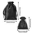 thumbnail image 2 of Satin Polyester Drawstring Pouch for Jewelry Cosmetics and Accessories Lightweight Soft Storage Bag with Smooth Feel, 2 of 4
