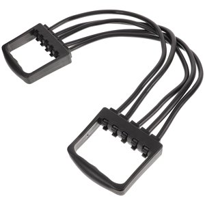 SEWACC Elastic Workout Bands Resistance Tube Bands for Exercise TPE Black Triceps Exercise Travel Exercise 1Pcs