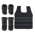 thumbnail image 1 of Adjustable Weight Vest Wrist Weights Leg Weight Accessories for Workout 15kg Capacity, 1 of 8