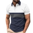 thumbnail image 3 of Sentmoon Hauts de Sortie pour Hommes Surdimensionnés Col Rabattu Manches Courtes Vêtements Respirants Mode avec Imprimé Blouses Tendance pour Randonnée & Camping S, 3 of 6