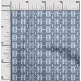 thumbnail image 1 of oneOone Georgette Viscose Fabric Greek Key Geometric Printed Fabric 1 Yard 42 Inches, 1 of 4