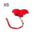 thumbnail image 1 of Angel Wing Rabbit Harness Kitten Pet Leash Adjustable Training Cotton Cat Kitten Pet Rope Bunny Hamster Outside Clothes for Goose Hen Red XS, 1 of 9