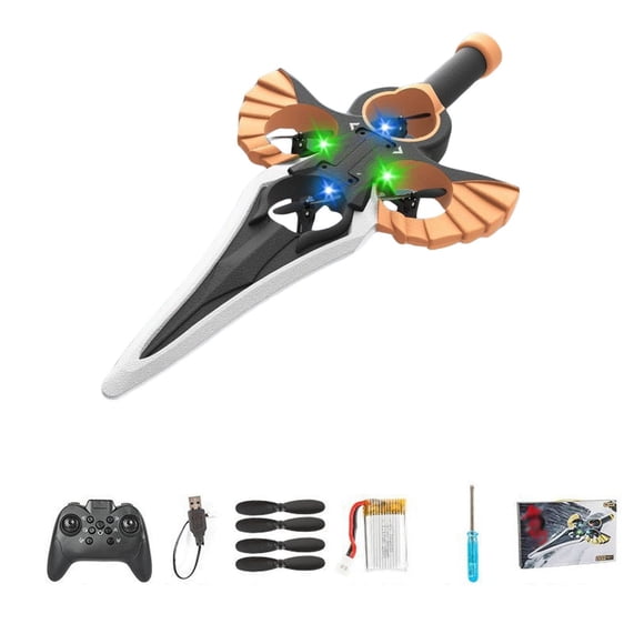Machine Volante Télécommandée pour Enfants avec Longue Autonomie, Lumières DEL Cool et Tours de Cascades Faciles, Jouet Intérieur Extérieur pour Garçons et Filles de 8 Ans et Plus, Électronique Cool pour Enfants de 10 Ans et Plus, Adulte Sans Caméra
