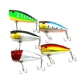 thumbnail image 3 of Dvkptbk Floating Popper 5Pc 7cm Fishing Topwater Floating Popper Poper Hooks Bait Fishing, 3 of 9