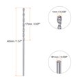 thumbnail image 2 of Unique Bargains 4 Pack 1mm C3/K10 Tige Droite de Précision en Carbure, 2 of 5