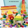 thumbnail image 3 of 125/250g Building Blocks Bulk Set City Classic Bricks Colorful Assembly DIY Creative Toy Educational Interactive Toy for Kids,dark blue,250g, 3 of 7