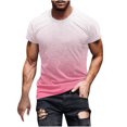 thumbnail image 1 of HKEJIAOI T-shirt à Manches Courtes Imprimé pour Hommes Col Rond Mode Décontractée Manches Courtes, 1 of 5